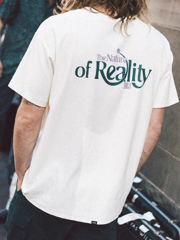 Nature Of Reality Merch Fit Tee - Heritage White