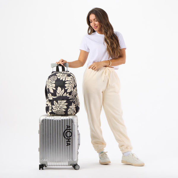 Holomua Keep It Light Backpack - Sand/Black by ALOHA