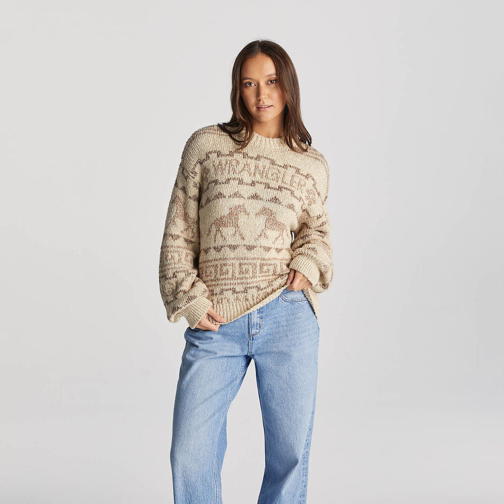 Outback Knit Sweater - Cream Cacao