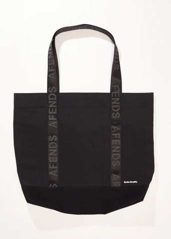 Outline Recycled Tote - Black