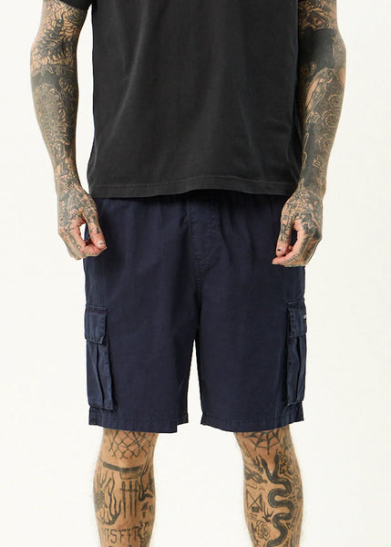 Overdie Oversized Cargo Shorts - Deep Sea