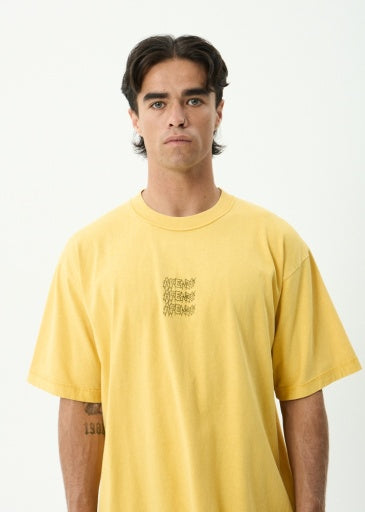 Repetition Boxy Tee - Vintage Mango