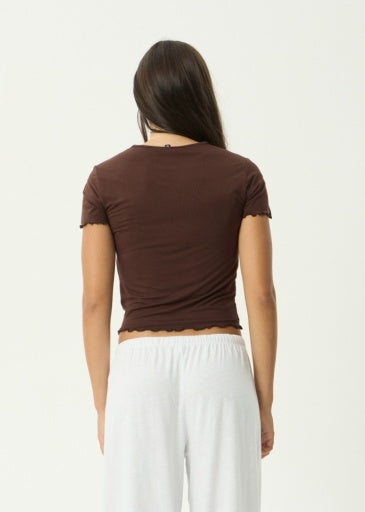 Indah Slinky Tee - Coffee