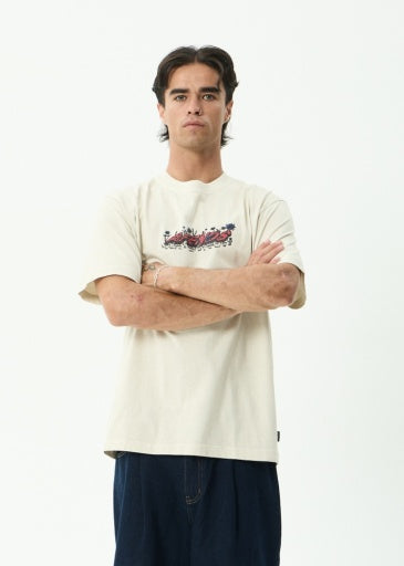 Meadow Retro Tee - Moonbeam