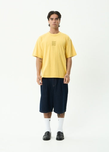 Repetition Boxy Tee - Vintage Mango