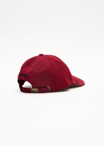 Hard Luck Panelled Cap - Burnt Red