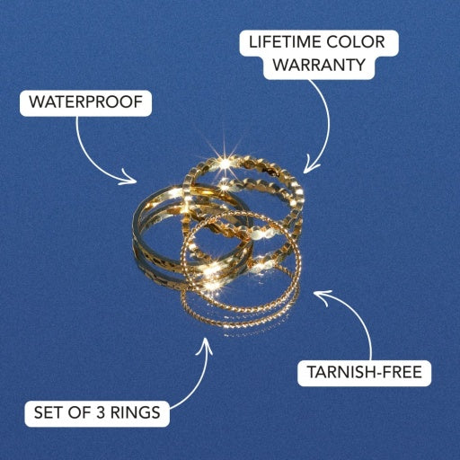 Daily Rings Set - Silver