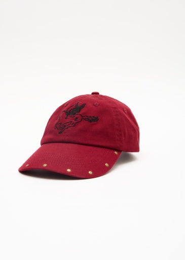 Hard Luck Panelled Cap - Burnt Red