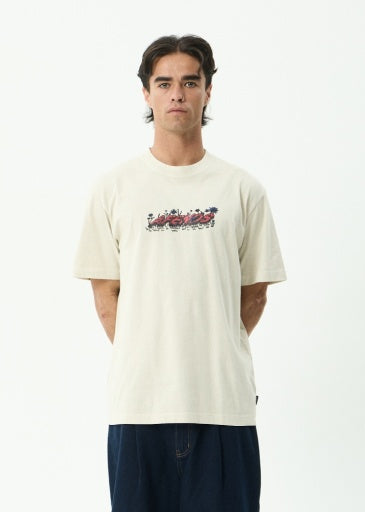 Meadow Retro Tee - Moonbeam