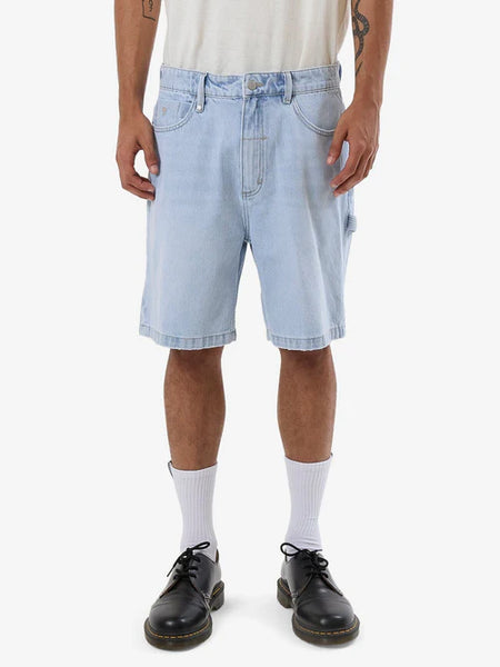 Slacker Denim Shorts - Light Ash Blue