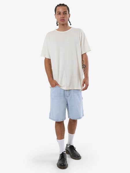 Slacker Denim Shorts - Light Ash Blue