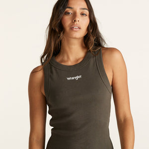 Staple Ribbed Tank - Slate