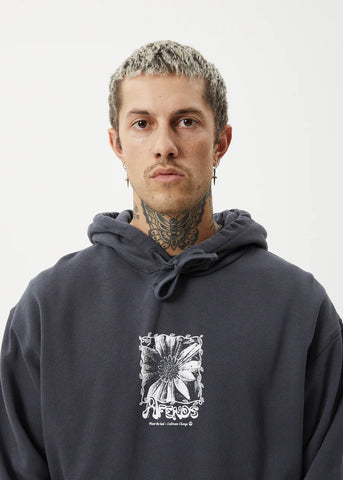 Sunflower Pull On Hoodie - Charcoal