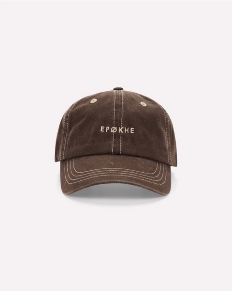 Core Cap - Wash Brown / Pink Logo