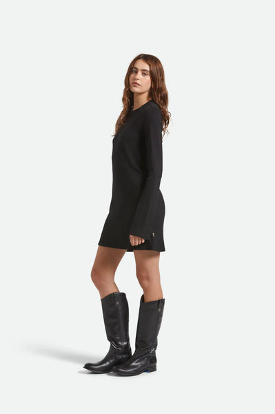 Dolly LS Knit Dress - Black