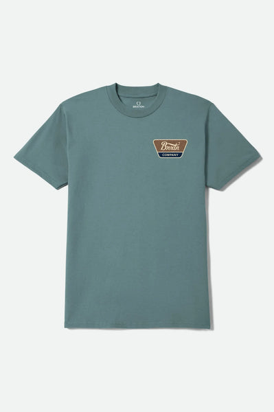 Linwood SS Tee - Ocean Breeze/Brown/Dark Navy