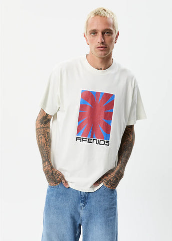 Holiday Recycled Oversized Tee - Off White