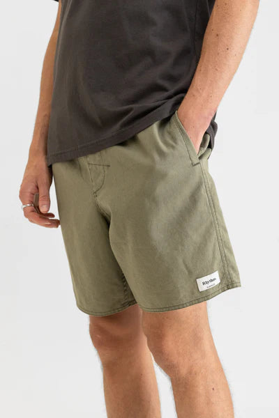 Classic Linen Jam Shorts - Olive