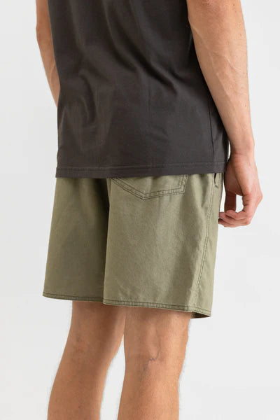 Classic Linen Jam Shorts - Olive