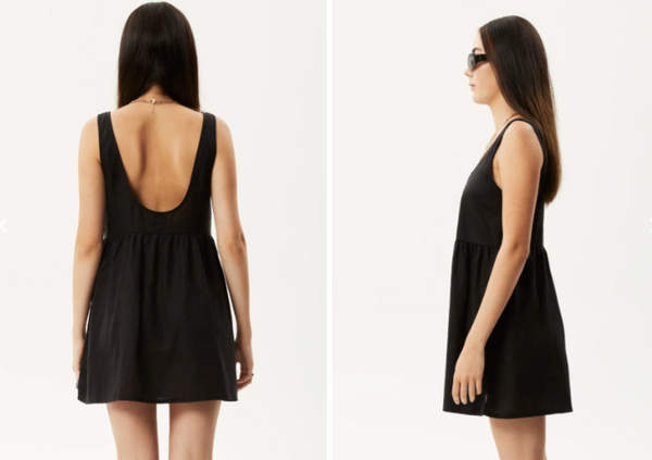 Jesse Hemp Mini Dress - Black