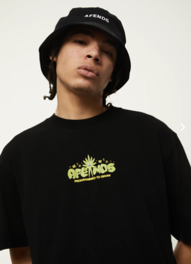 Programmed Hemp Boxy Tee - Black