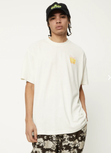 Vibrations Hemp Boxy Tee - Off White