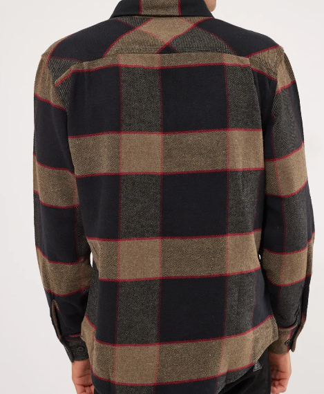 Bowery Flannel - Heather Grey/Charcoal