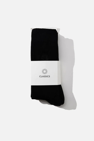 Classic 3 Pack Socks - Black