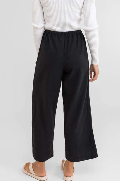 Classic Drawstring Pant - Black