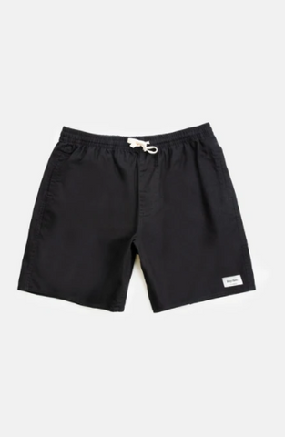 Classic Linen Jam Shorts - Black