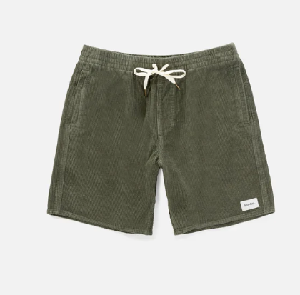 Cord Jam Shorts - Olive