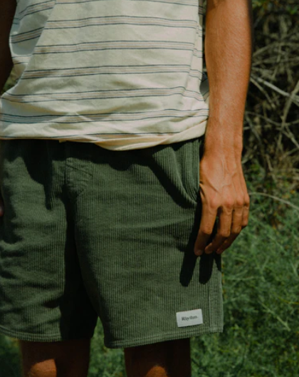 Classic Cord Jam Shorts - Olive