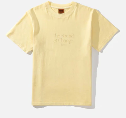 Embroidered Vintage SS Tee - Straw